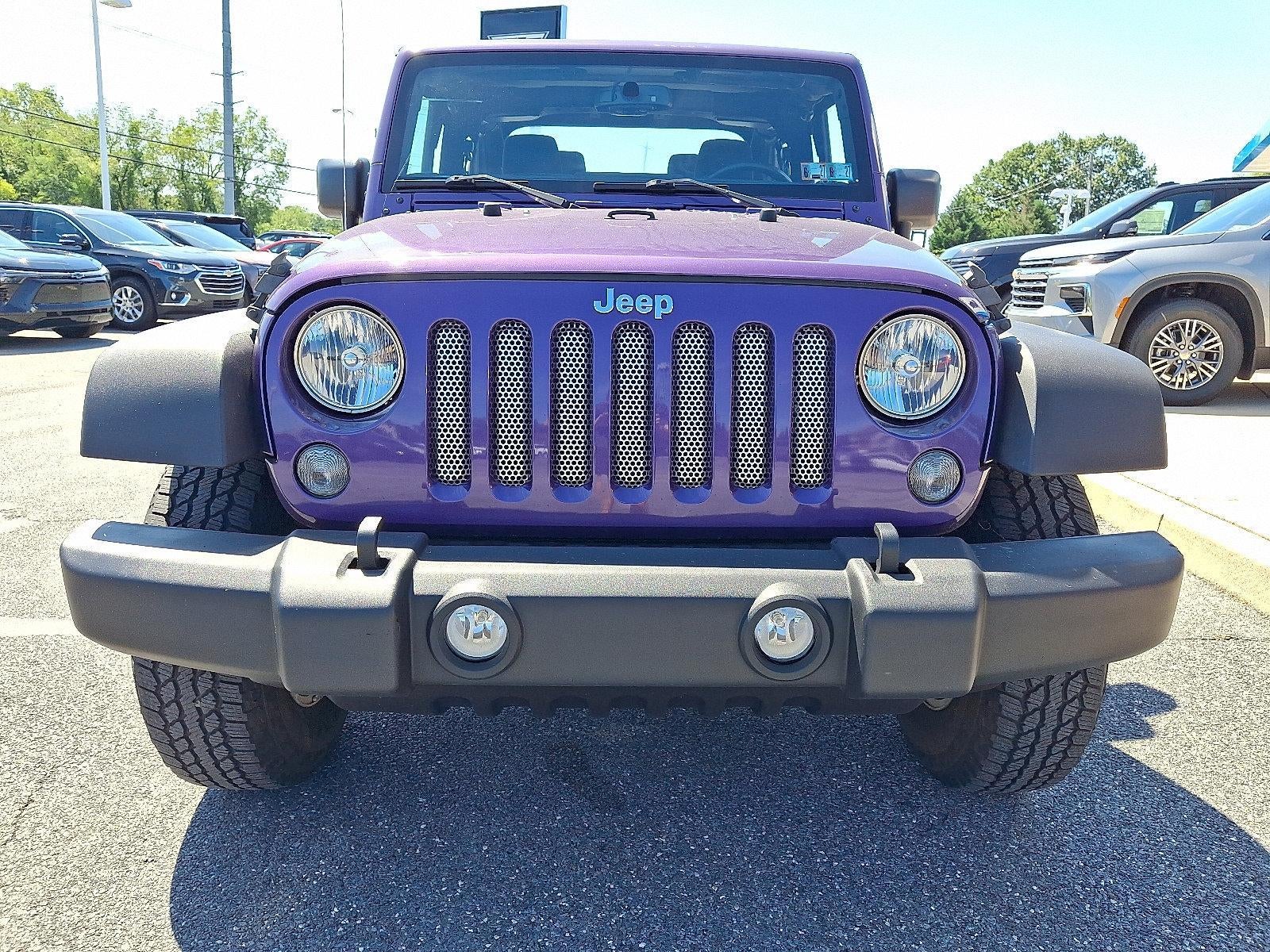 Used 2017 Jeep Wrangler Sport S with VIN 1C4AJWAG5HL754070 for sale in Bethlehem, PA