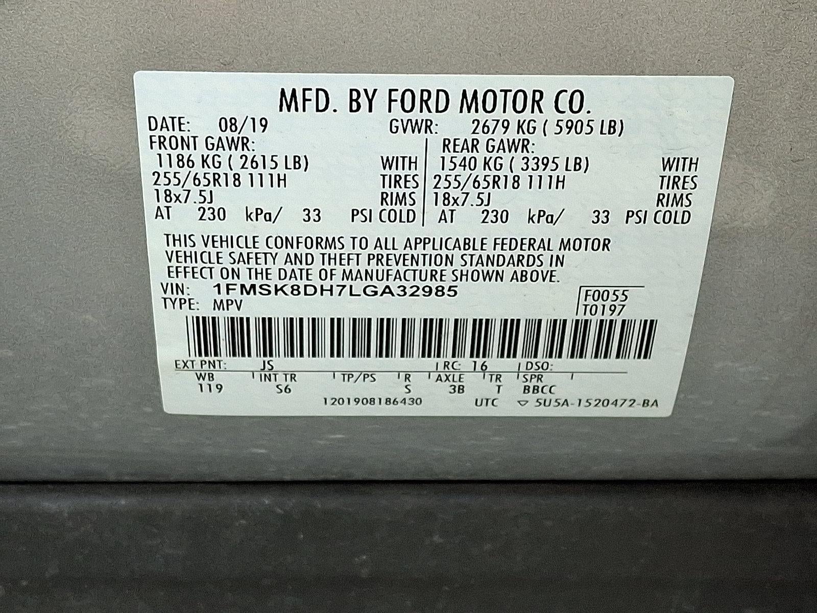 2020 Ford Explorer XLT