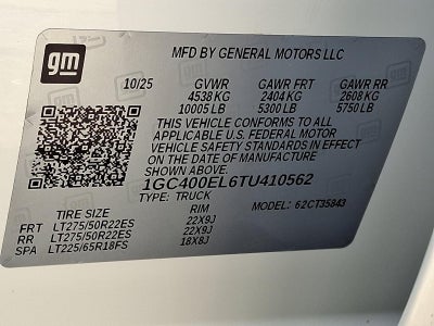 2026 Chevrolet Silverado EV LT - Max Range