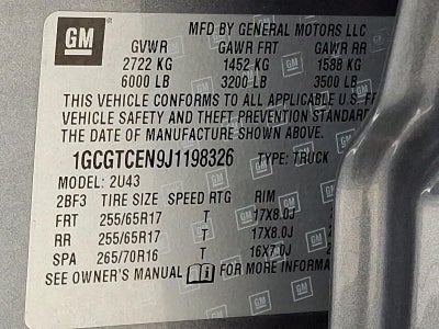 2018 Chevrolet Colorado 4WD LT