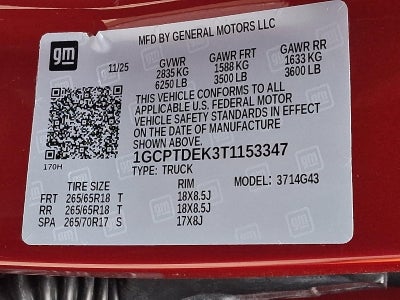 2026 Chevrolet Colorado Z71