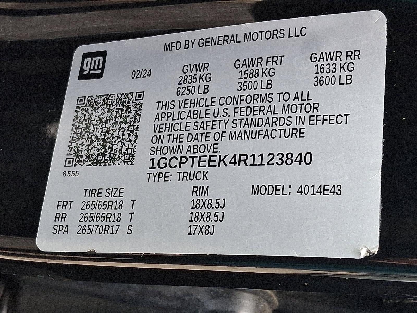 2024 Chevrolet Colorado Trail Boss