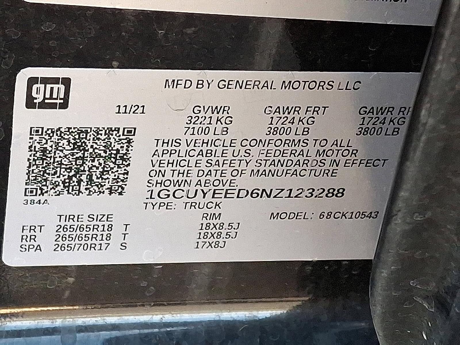 2022 Chevrolet Silverado 1500 LTD RST