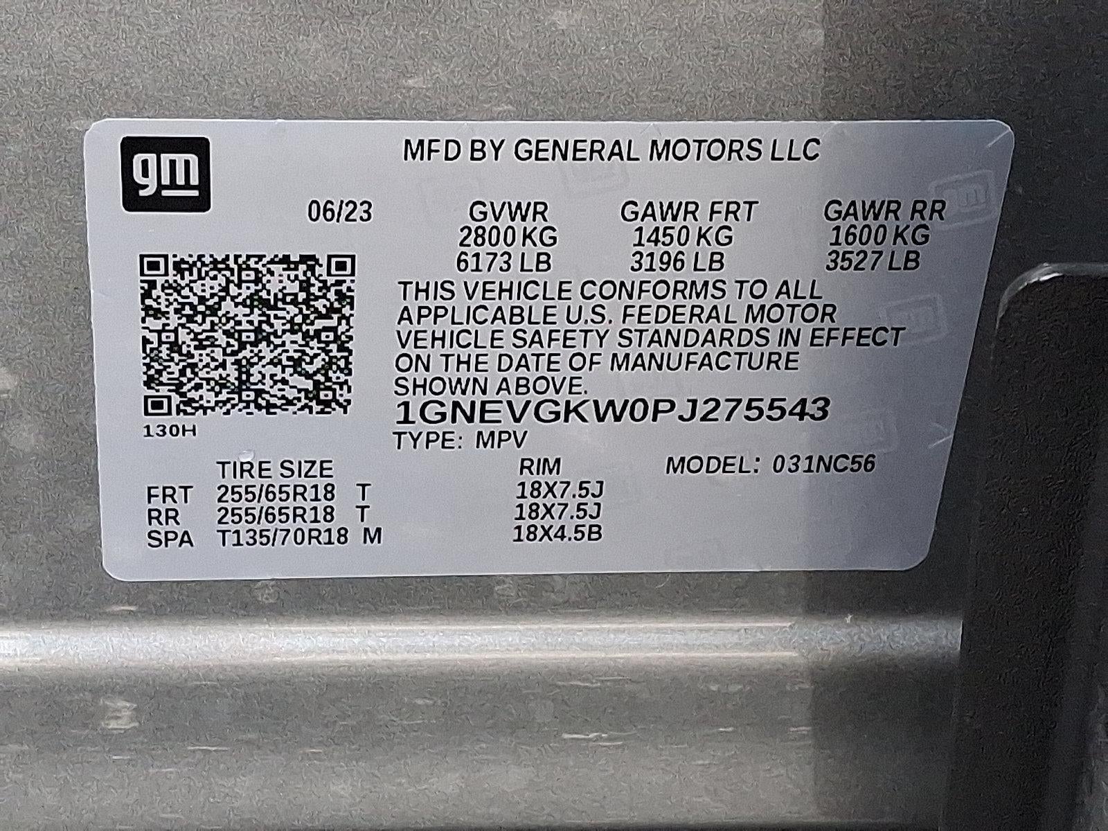 2023 Chevrolet Traverse LT Cloth