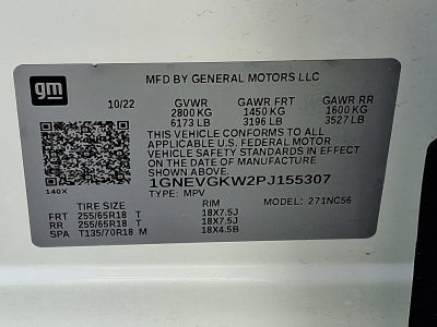 2023 Chevrolet Traverse LT Cloth