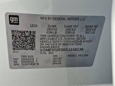 2025 Chevrolet Traverse LT