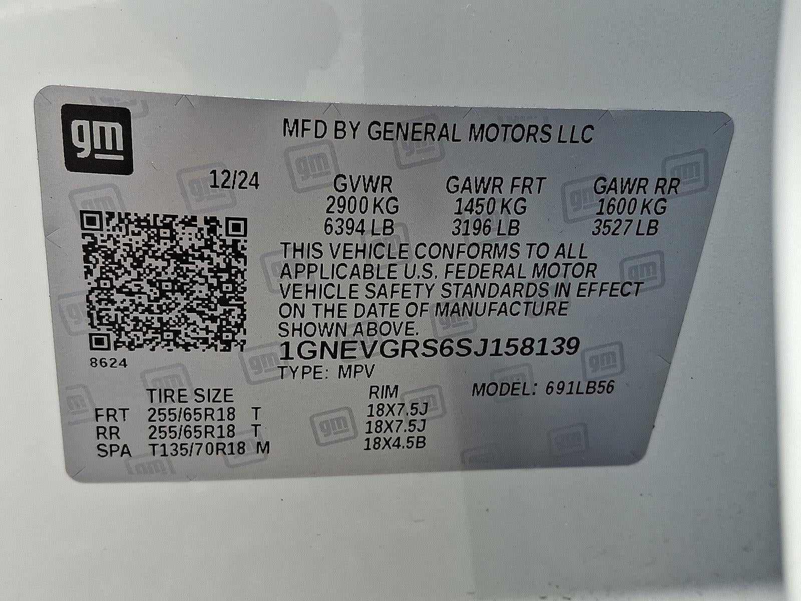 2025 Chevrolet Traverse LT