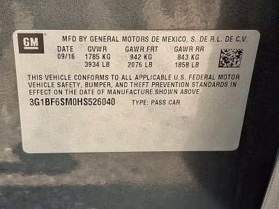 2017 Chevrolet Cruze Premier