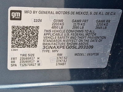 2025 Chevrolet Equinox LT