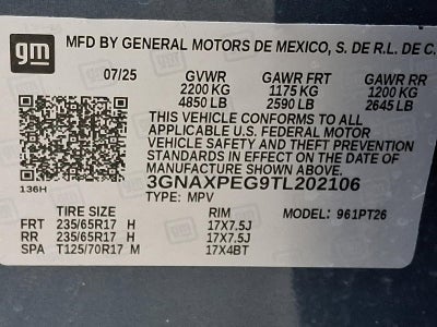 2026 Chevrolet Equinox LT