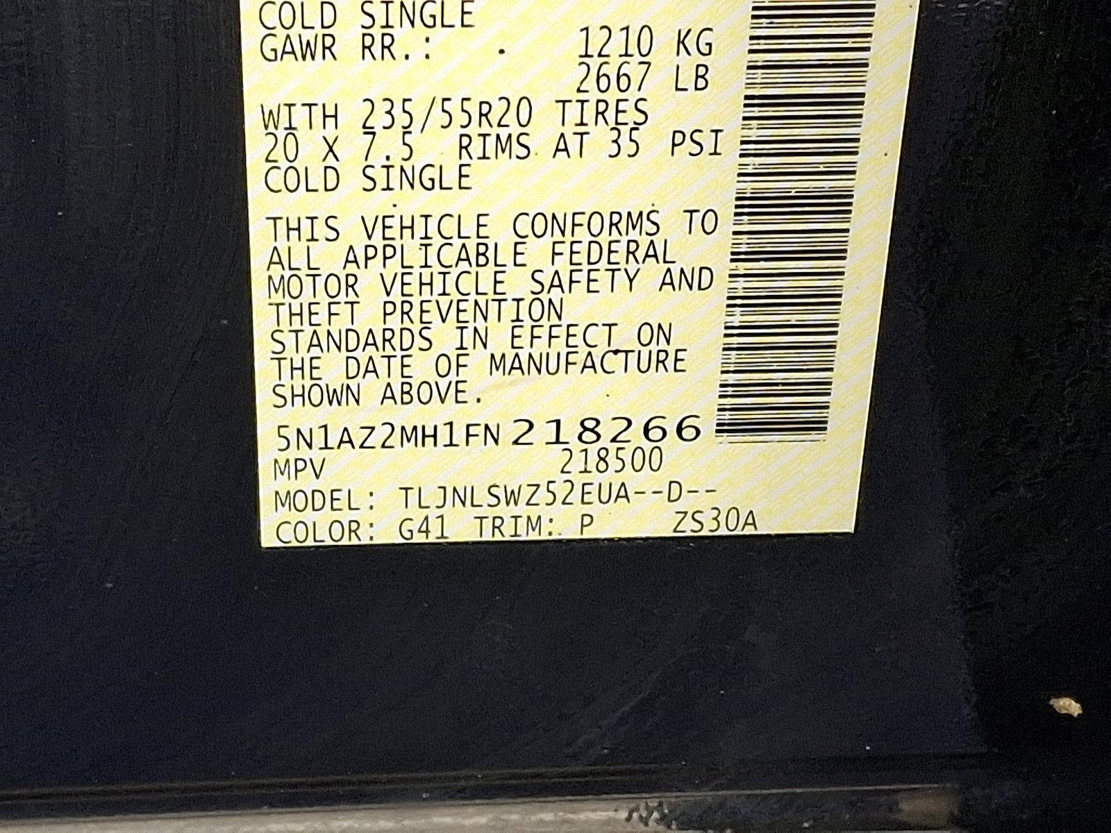 2015 Nissan Murano Platinum