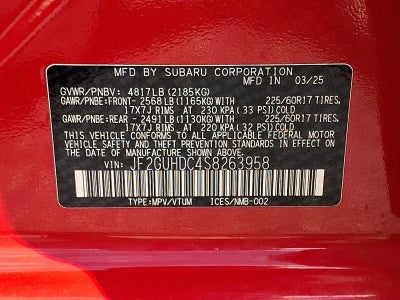 2025 Subaru Crosstrek Premium
