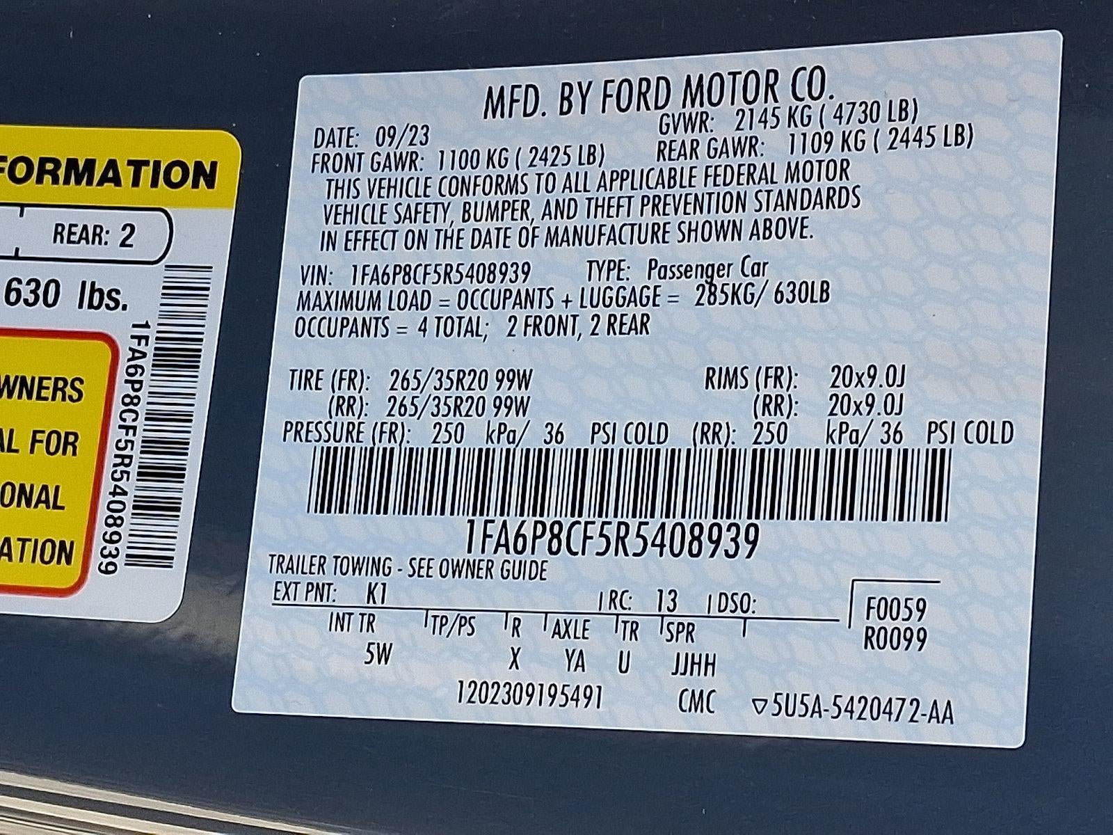 2024 Ford Mustang GT