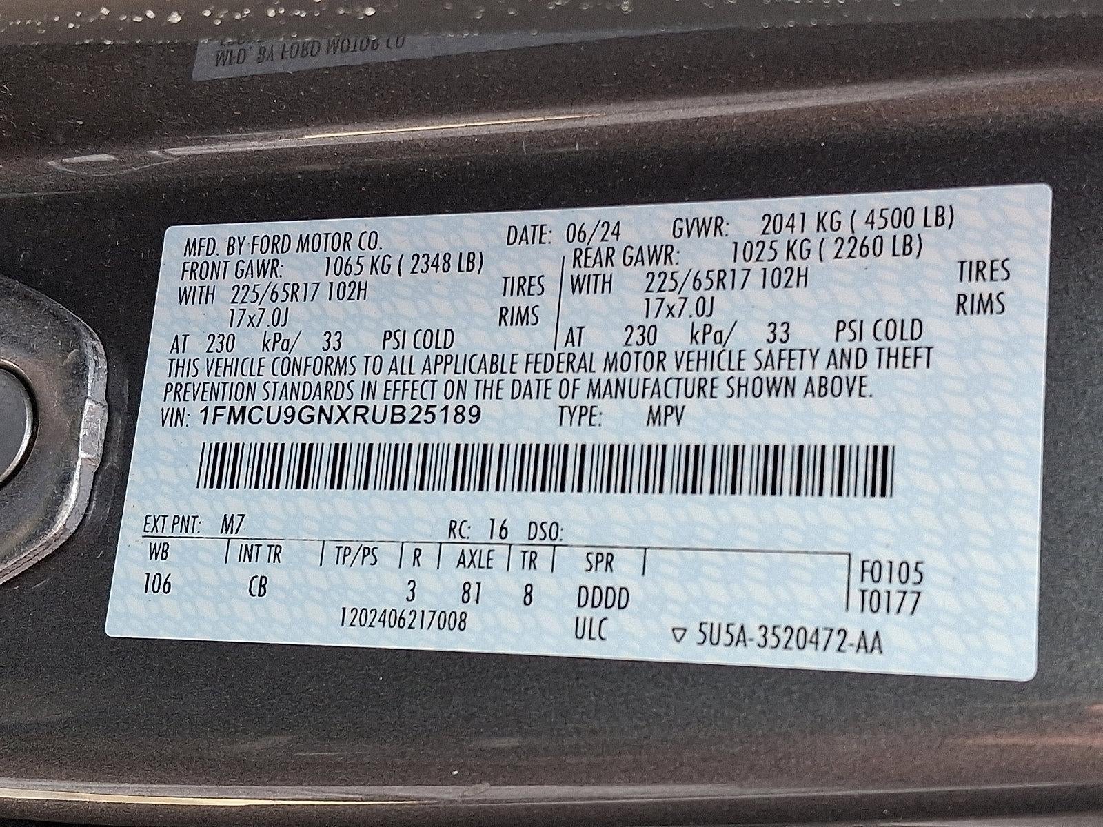 2024 Ford Escape Active