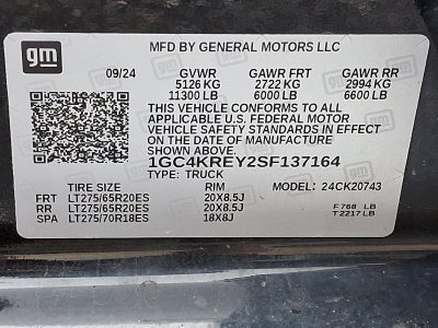 2025 Chevrolet Silverado 2500 HD High Country