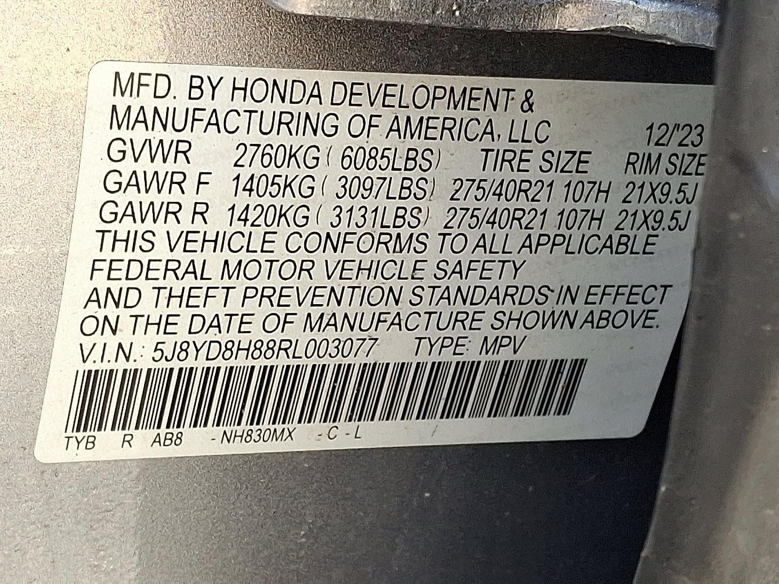 2024 Acura MDX Type S Advance Package