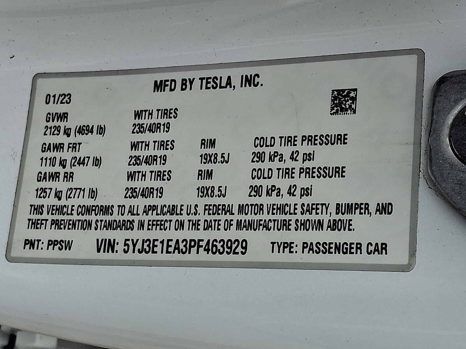 2023 Tesla Model 3 Base