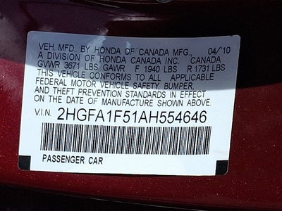 2010 Honda Civic LX