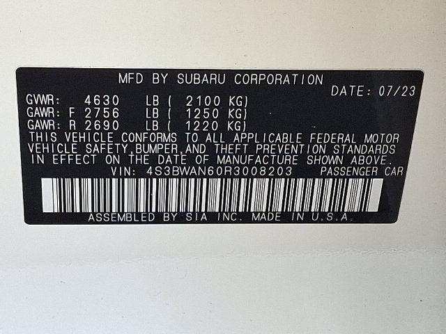 2024 Subaru Legacy Limited