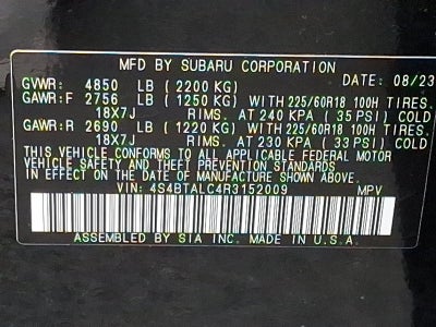 2024 Subaru Outback Onyx Edition AWD