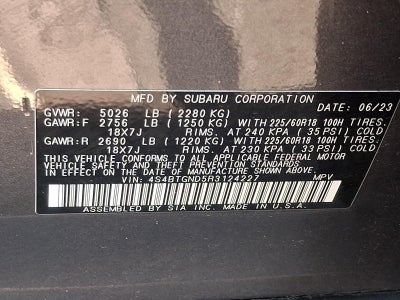 2024 Subaru Outback Limited XT AWD