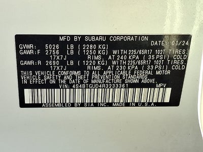 2024 Subaru Outback Wilderness