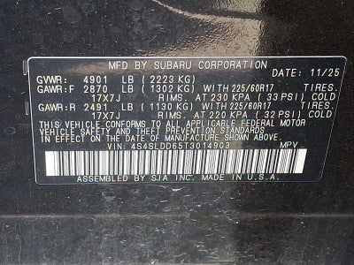 2026 Subaru Forester Premium AWD