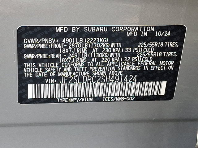 2025 Subaru Forester Limited