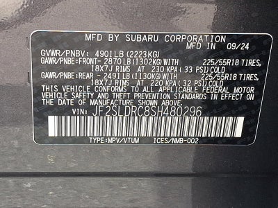 2025 Subaru Forester Limited AWD