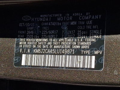 2020 Hyundai Tucson SE