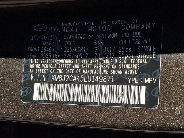 2020 Hyundai Tucson SE