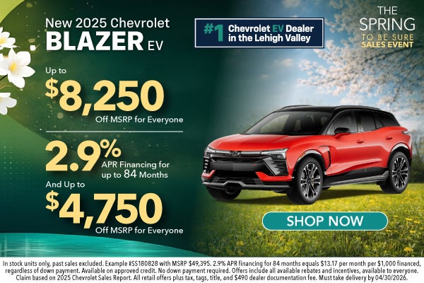 New 2025 Chevrolet Blazer EV