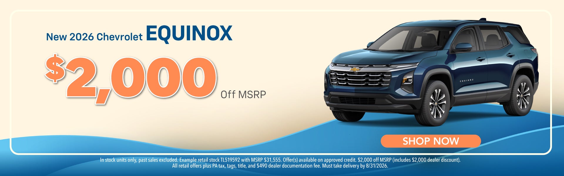 New 2026 Chevrolet Equinox