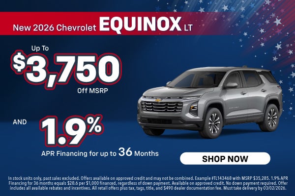 New 2026 Chevrolet Equinox LT