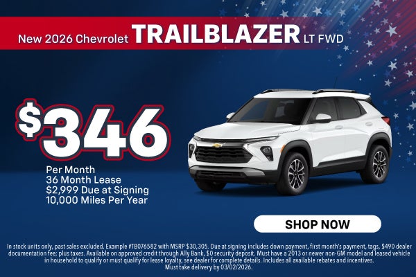New 2026 Chevrolet Trailblazer LT FWD