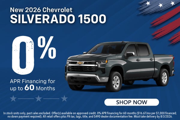 New 2026 Chevrolet Silverado 1500