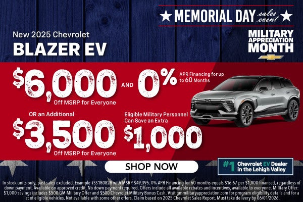 New 2025 Chevrolet Blazer EV